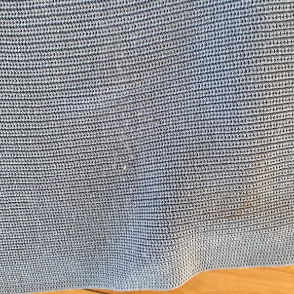 Eileen Fisher ribbed silk top french blue xs - Picture 7 of 8